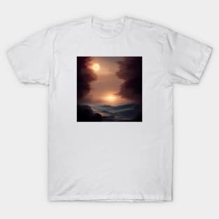 Moonrise at Sunset T-Shirt